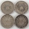 Lot of (4) Mexico 8 Reales includes?1873, 1874, 1894 & 1896.