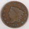 1822 Coronet Head Large Cent.