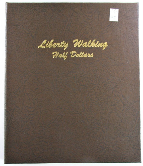 Complete Walking Liberty Half Dollar Collection in Dansco Album 7160. 65 Coins.