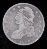 1836 Capped Bust Half Dollar.