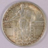 1917 Ty. 1 Standing Liberty Quarter.