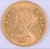 1879 $2.50 Liberty Gold.
