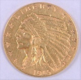 1915 $2.50 Indian Gold.