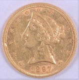 1897 $5.00 Liberty Gold.