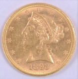 1893 $5.00 Liberty Gold.