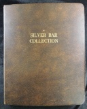 Lot of (69) Art Bar Ingots (66) Silver & (3) Bronze. In Harco Album. Most .999 1oz. Silver