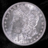 1887 Morgan Dollar.