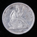 1846 O Seated Liberty Half Dollar.