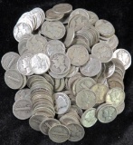 Lot of (200) Mixed Date Mercury Dimes.