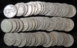 Lot of (60) Walking Liberty Half Dollars.