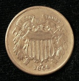 1864 Two Cent Piece.