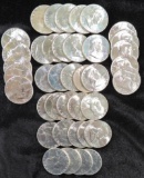 Lot of (39) BU 1960 Franklin Half Dollars.