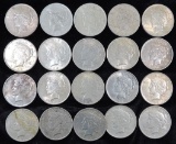 Lot of (20) 1922 & 1923 Peace Dollars Mixed Mint Marks.