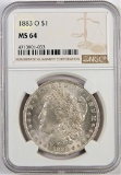 1883 O Morgan Dollar. NGC Certified MS64.