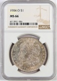 1904 O Morgan Dollar. NGC Certified MS66.