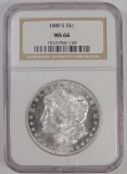 1880 S?Morgan Dollar. NGC Certified MS66.