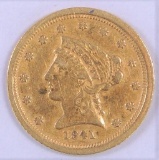 1841 C (Charlotte)?$2.50 Liberty Gold.