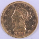 1883 CC (Carson City) $10.00 Liberty Gold polished.