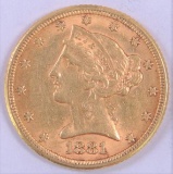 1881 $5.00 Liberty Gold.