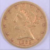 1882 $5.00 Liberty Gold.