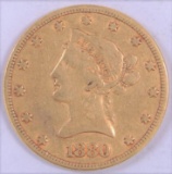 1880 $10.00 Liberty Gold.