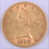 1898 $10.00 Liberty Gold.