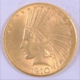 1910 D $10.00 Indian Gold.