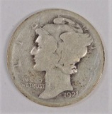 1921 Mercury Dime.