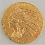 1915 $5.00 Indian Gold.