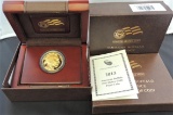 2013 W $50 American Gold Buffalo Proof .9999 1oz. in box with COA.