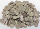 Large Group of Mixed Date Buffalo Nickels.