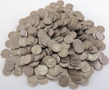 Large Group of Mixed Date Buffalo Nickels.