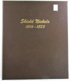 Shield Nickel Collection in Dansco Album 6110. 1866-1883. 16 Coins.