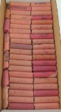 Over 40 Rolls of 1930-1958 Mixed Date Lincoln Wheat Cents.