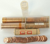 (6) BU Rolls of Lincoln Wheat Cents includes (2) 1956 D & (4) 1957 D.