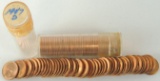 (2) BU Rolls of Lincoln Wheat Cents includes 1947 D & 1950 D.