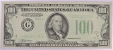 1934-A $100 Federal Reserve Note.?Serial # G06133176A.