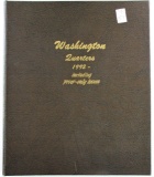 Washington Quarter Collection in Dansco Album 8141. 1992-2003. 37 Coins.