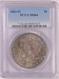 1883 O Morgan Dollar. PCGS Certified MS64.