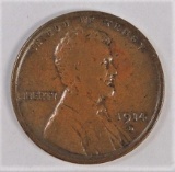 1914 D Lincoln Wheat Cent.