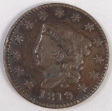 1819 Coronet Head Large Cent.