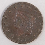 1821 Coronet Head Large Cent.