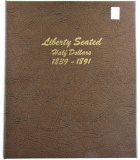 Seated Liberty Half Dollar Collection in Dansco Album 6152. 1842-1878. 35 Coins.