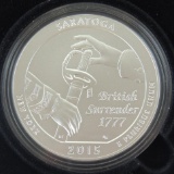 2015 Saratoga America The Beautiful 5 oz. .999 Silver in box with COA.
