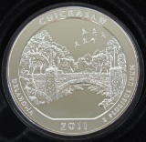 2011 Chickasaw America The Beautiful 5 oz. .999 Silver.