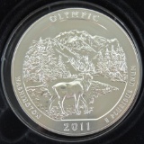 2011 Olympic America The Beautiful 5 oz. .999 Silver.