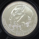 2013 Mount Rushmore America The Beautiful 5 oz. .999 Silver.