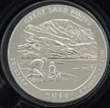2014 Great Sand Dunes America The Beautiful 5 oz. .999 Silver.