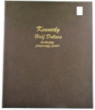 Kennedy Half Dollar Collection in Dansco Album 8166. 99 Coins.