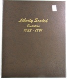 Seated Liberty Quarter Collection in Dansco Album 6142. 21 Coins.